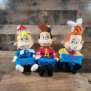 Kellogg's Rice Krispies Snap Crackle and Pop 1999 10" Plush Stuffed Mascot Toys